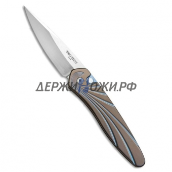 Нож Newport Satin S35VN Titanium Pro-Tech складной автоматический PT3450